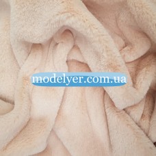 Ткань Мех исскуственный кролик (пудра)